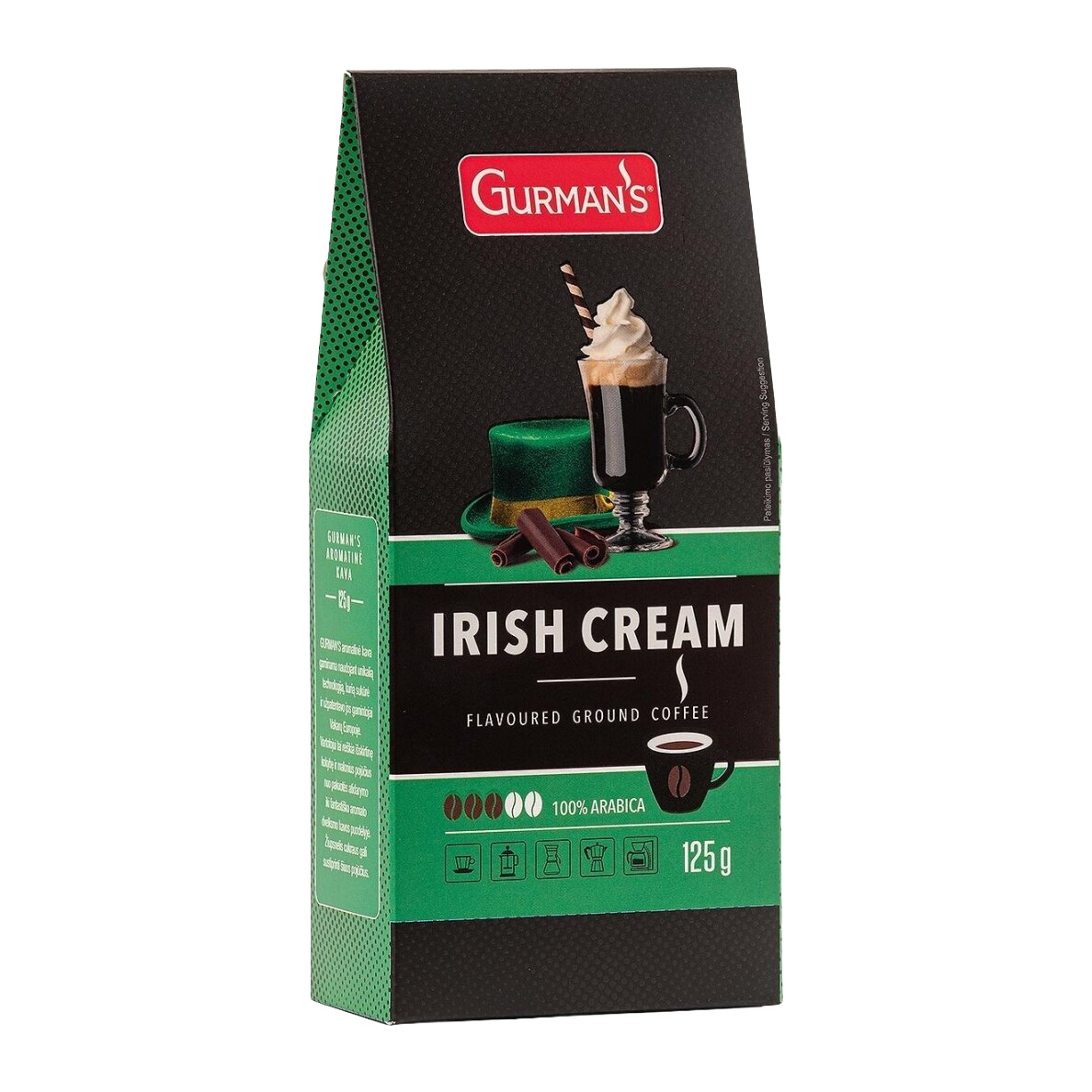 Kawa mielona aromatyzowana o smaku Irish cream 125 g
