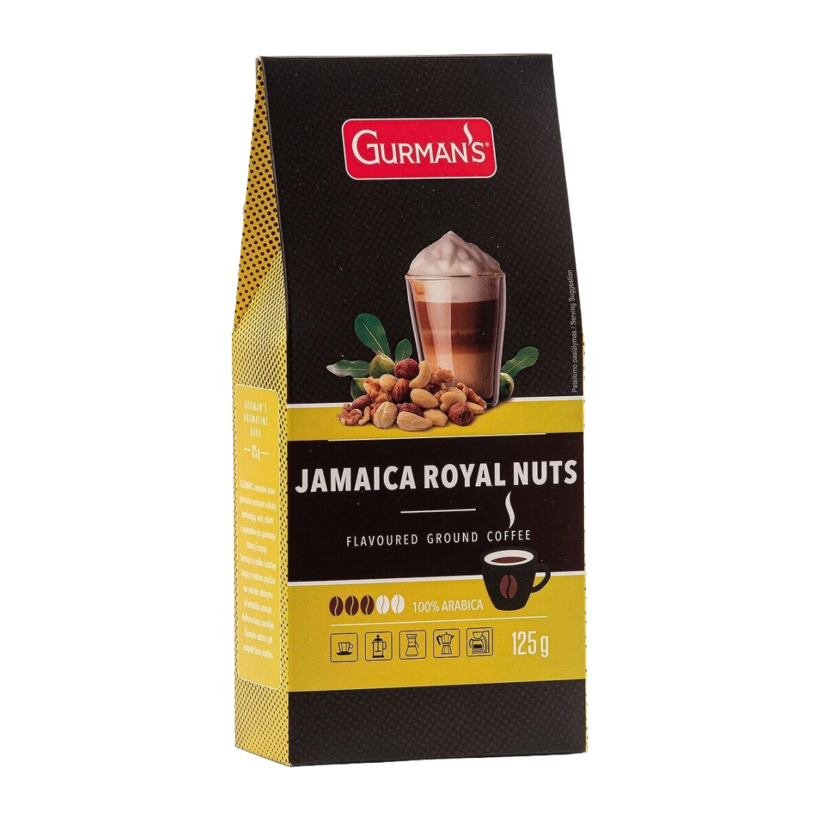 Kawa mielona aromatyzowana Jamaica royal nuts 125 g